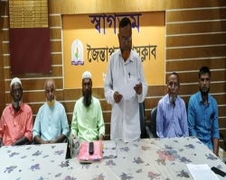 জৈন্তাপুরে মিথ্যা মামলা দিয়ে হয়রানির প্রতিবাদে ভুক্তভোগীদের সংবাদ সম্মেলন